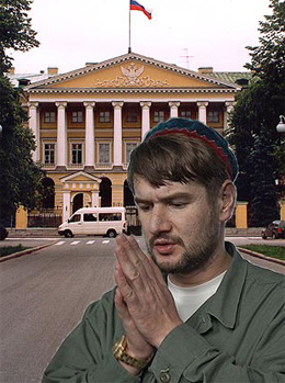 Ямадаев на фоне Смольного